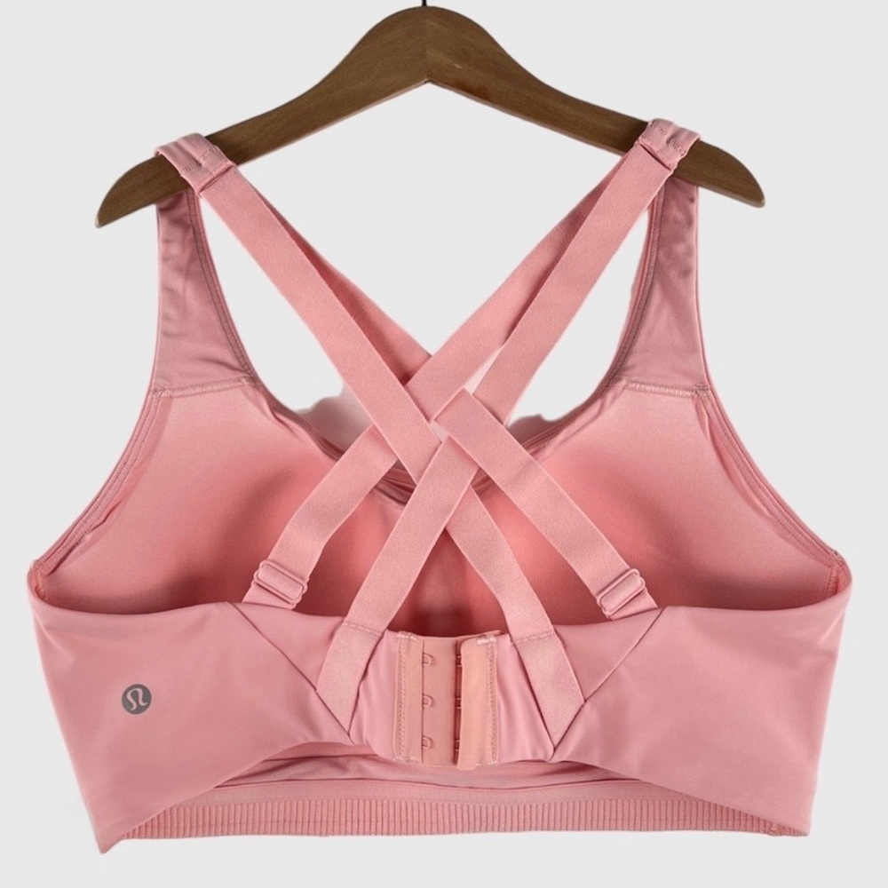 LULULEMON Energy Sports Bra Top High Support 36C Peony Pink